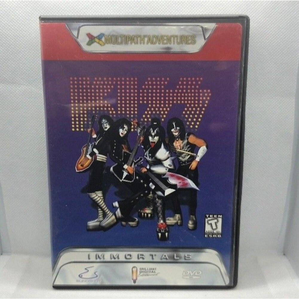 KISS Immortals (DVD, 2001) PC Game Interactive Multipath Adventure